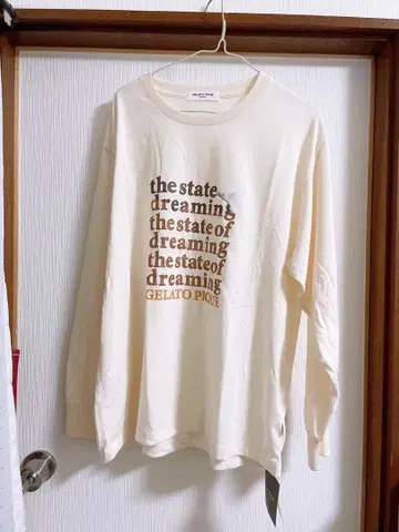 미사용 새상품 택 포함 GELATO PIQUE HOMME 긴팔 티셔츠