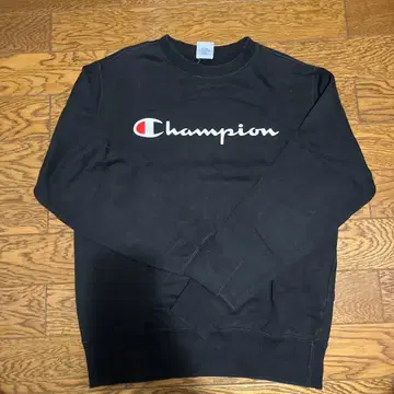Champion 블랙 크루넥 트레이닝복 L 사이즈