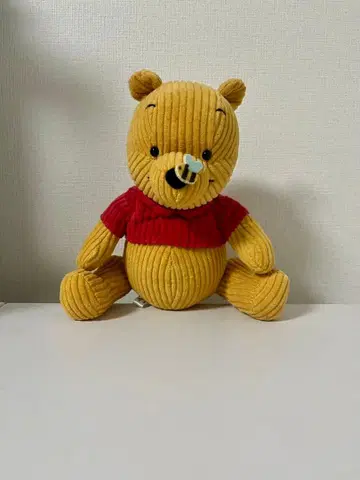 EDWIN 코듀로이 푸우 봉제 인형