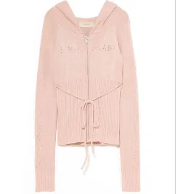 andmary Angel crochet hood tops pink