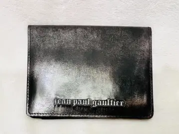 장 폴 고티에 블랙 실버 카드 케이스