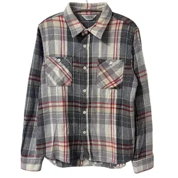 파이브 브라더 체크 무늬 플란넬 셔츠 긴팔