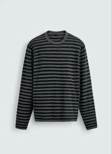 ZARA 스트라이프 패턴 울 혼방 스웨터