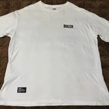 RULER 화이트 T셔츠 루러