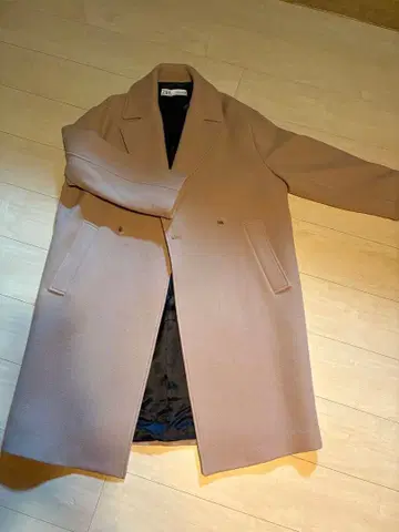 [ 미사용 ] ZARA 베이지 코트