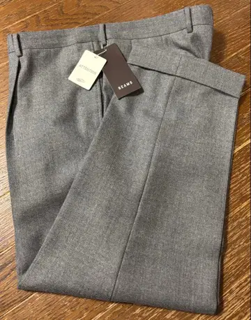 BEAMSF 별주 링 자켓 색상 그레이 사이즈 50 팬츠 미사용 새상품