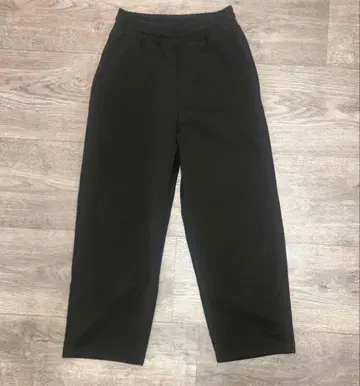 UNIQLO C 블랙 와이드 맨투맨 팬츠 M