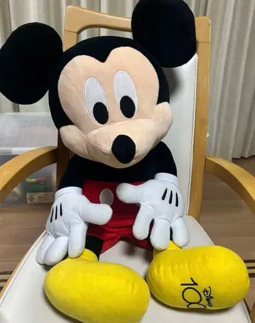 초특대형 미키마우스 봉제 인형 대 80cm 100주년