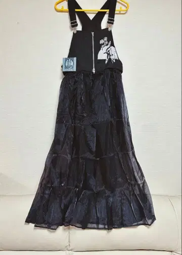 살로펫 원피스 튤 블랙 SANATORIUM