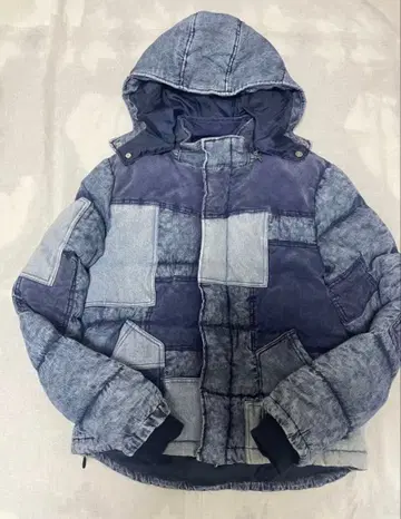 [시착만 한 상품] Rings 패치워크 데님 코듀로이 충전솜 자켓