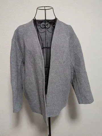 Manteco 그레이 노카라 자켓 23호