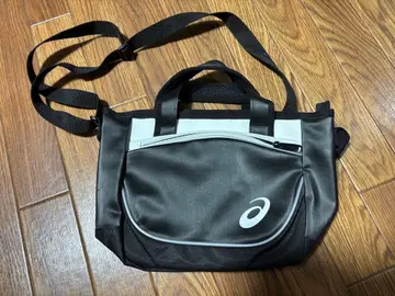 아식스 미니 숄더백 블랙/그레이