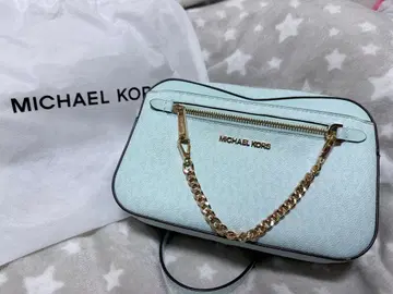 MICHAEL KORS 라이트 블루 숄더백