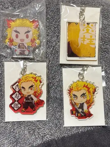 귀멸의 칼날 아크릴 키링 묶음 판매 렌고쿠 쿄쥬로