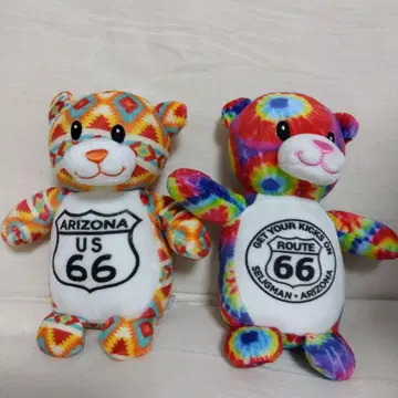 애리조나주 그랜드 캐니언 루트66 봉제 인형 2개