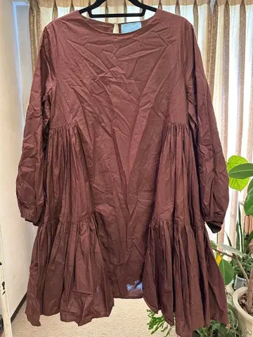 Merlette 브라운 긴팔 원피스