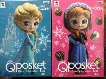 Qposket 안나와 엘사 2체 세트