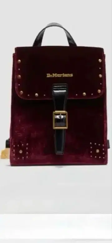 닥터 마틴 버건디 벨벳 백팩