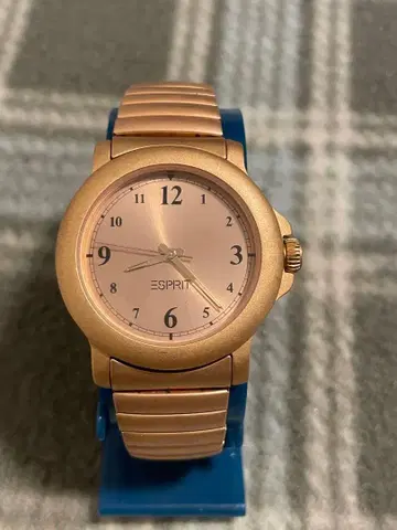 [ 작동품 ] ESPRIT 골드 아날로그 손목시계