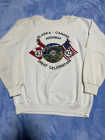 ALASKA CANADA HIGHWAY 래글런 맨투맨