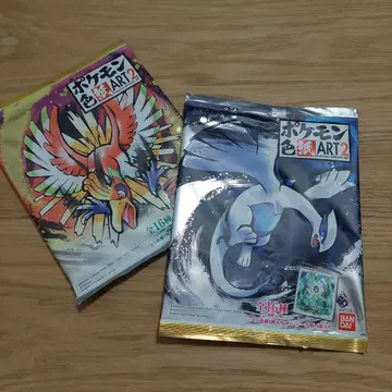 [ 미개봉품 ] 포켓몬 색지 ART 2 루기아 호우오우 세트
