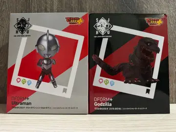 [ 미개봉 새상품 ] DFORM+ 울트라맨 & 고질라 피규어 세트