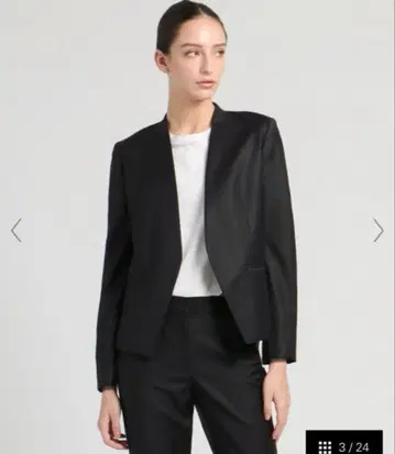 theory luxe 노카라 자켓 Executive Donna