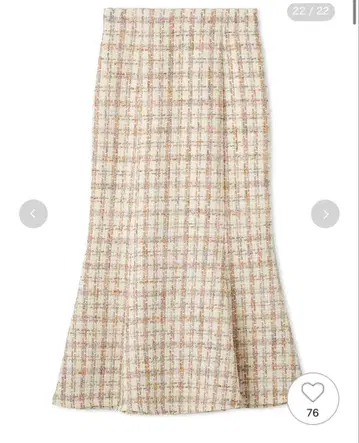 이번 시즌 CELFORD 트위드 머메이드 스커트