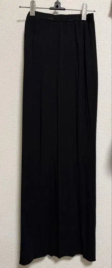 plage 블랙 롱 스커트