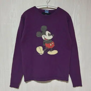 SHIPS JET BLUE x Disney 미키 니트 퍼플 M