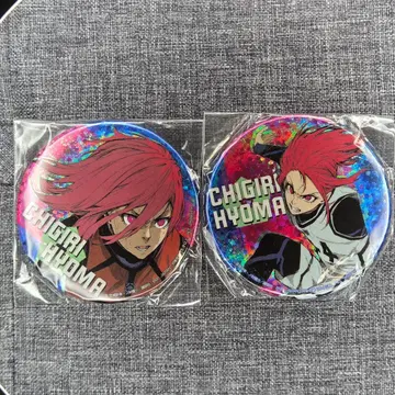 [ 익명 배송 ] 블루 록 gigo 홀로그램 캔뱃지 치기리 2종 세트