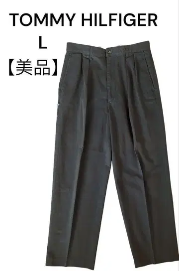 [ 새상품급 ] 타미힐피거 와이드 팬츠 슬랙스 32인치 그린