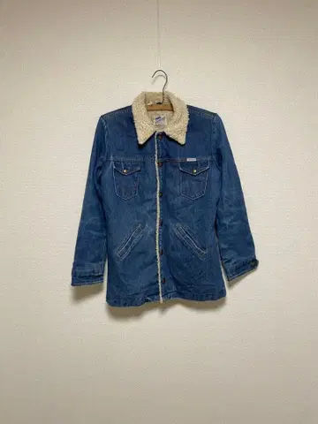 80s Wrangler 런치 보아 자켓 런치 코트 데님 보아