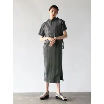 야마다야 LASUD 멀티WAY 후드 레이어드 원피스