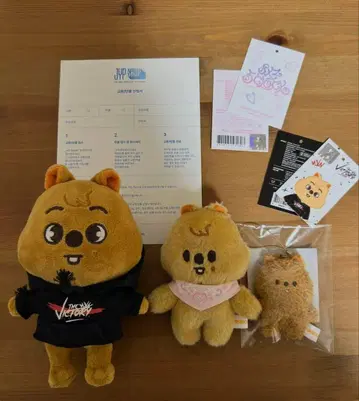 straykids 한쿼카 10cm 봉제 인형 마이크로 키링 택