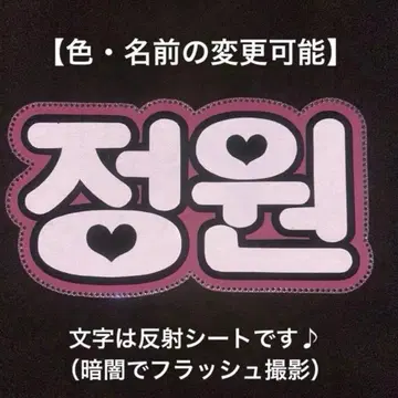 네임보드 ENHYPEN 엔하이픈 정원 반사 시트 네임보드