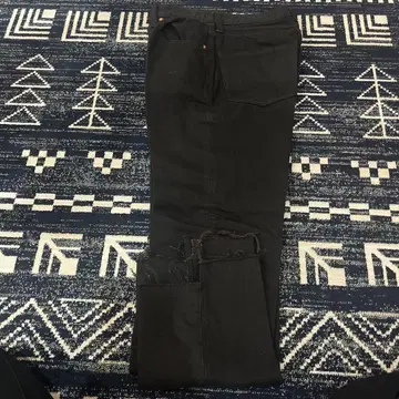 마일 오웬 블랙 치노 팬츠 컷오프