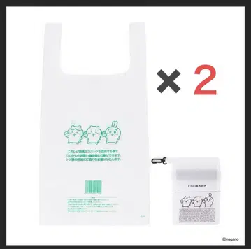 치이카와 세븐일레븐 에코백 2개 세트
