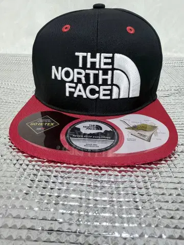 THE NORTH FACE 야구 모자 블랙/레드