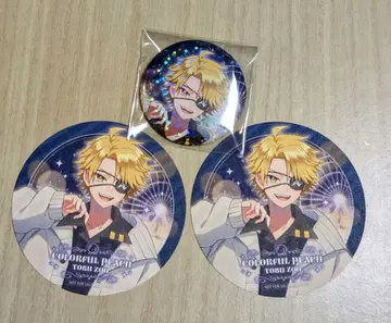 컬러풀 피치 토부 동물원 콜라보 후드 구매 혜택 코스터 & 캔뱃지 탓츤