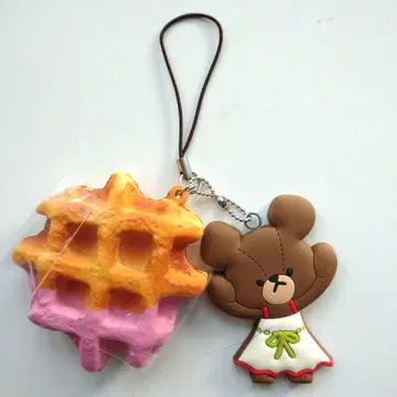 곰 학교 와플 스퀴즈 스트랩