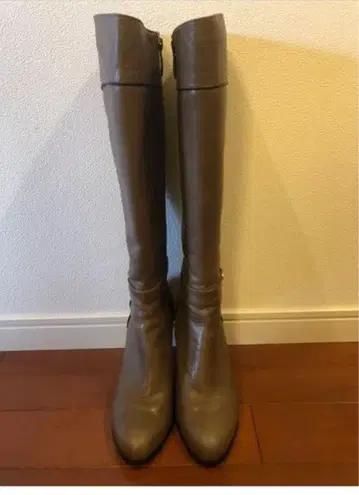 언타이틀 가죽 롱 부츠