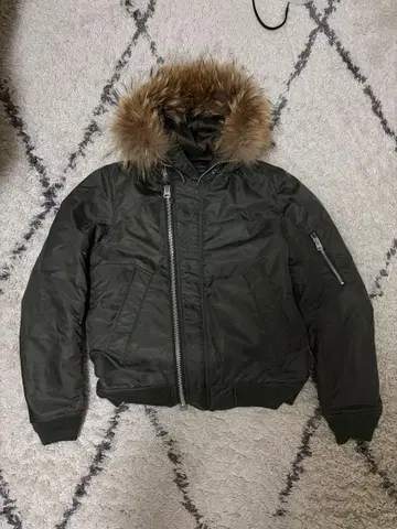 MA-1 플라이트 자켓 퍼 포함 n2b y2k 짧은 기장