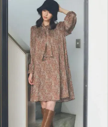 Andemiu 플리츠 원피스