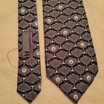 몰레스키 100% 실크 넥타이 다크 그레이