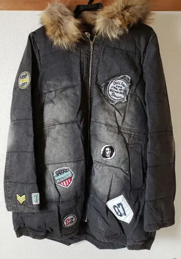 여성용 YAMADAYA SCOTCLUB 데님 충전솜 코트 아우터 M