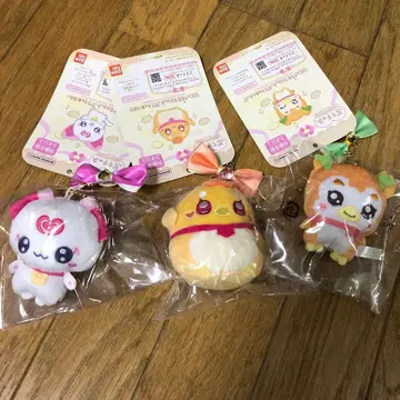 푸치큐아 리본 포함 마스코트 3체 세트