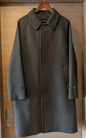 다크 그린 스텐카라 코트 M 오버 사이즈