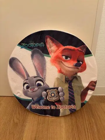 주토피아 주디 홉스 닉 와일드 쿠션 디즈니