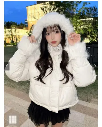 가격 인하 OK GRL 멀티 Way 후드 부착 퍼 다운 자켓